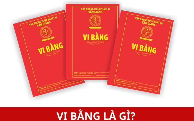 Lập vi bằng và 05 điều cần biết